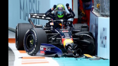 レッドブルのハジャー、F1マイアミGP決勝でのクラッシュに「少し焦りすぎた」「どこで間違えたのか...」