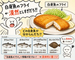 白身魚のフライ←漠然としすぎだろ