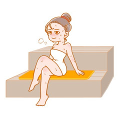 【画像】爆胸美女「サウナに行くよぉ」ぶるんっ！！