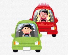 イライラすると人格変わる男性(25)が運転する車、スピード違反で逃走 → 信号無視して別の車と衝突し横転