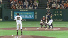 【巨人対ヤクルト9回戦】ヤクルト・並木、巨人・竹丸から初球先頭打者ホームラン！！！！！！！！！！！！！！！！！