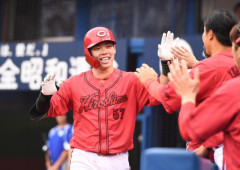 カープ持丸〝開眼〟2戦連発2号＆猛打賞！菊池3ラン！平川2打点！栗林7回0封！完封リレーでDeNA戦9連敗でストップ！【広島10-0DeNA/試合結果】