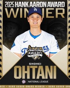 【MLB】3年連続ハンク・アーロン賞打者「現在防御率1位です、今年はサイ・ヤング賞目指します」