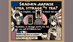 外人「ストレートティっておかしいよ？英語だとブラックティって呼ぶよ。」