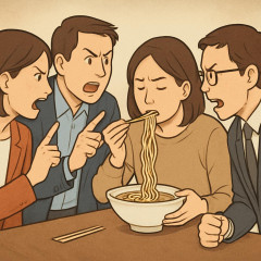 麺類を「食いちぎる」のは下品？ マナー警察vs啜れない勢で議論白熱   #話題