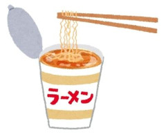 新婚の友人(女)は料理嫌い。もともと少食で食にも興味がなく「食べたきゃ外食するかなんか買ってくればいいじゃん」と旦那の夜ご飯はカラーメンだそう