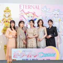 【画像】北川景子さん、テカテカしたドレス姿で声優と並んでしまうｗｗｗ