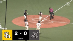 【ソフトバンク対ロッテ5回戦】ソフトバンク・近藤健介、ロッテ・廣池から第8号先制2ランホームラン！！！！！！！！！！！！！！！！！
