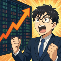 日経平均株価大暴騰ｷﾀ━━━━━━(ﾟ∀ﾟ)━━━━━━!!!!   |  半導体に資金集中してるだけで他は下げてるでしょ日経爆上げいい加減にしなさいよ