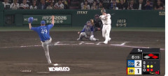 DeNAルイーズ、６回同点のピンチで登板し気迫の連続奪三振！！