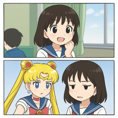 小学生「昔セーラームーンハマってたけど今思えばあれガキ向けだったわｗ」→   #漫画