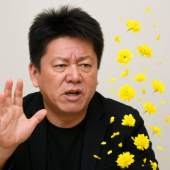ホリエモン、食用菊ばらまき炎上にイラッ！「大相撲の塩はどうなんだ？節分の豆まきは良いのか？」