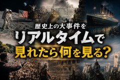 人類史上の大事件、リアルタイムで1つだけ見れるなら何見る？