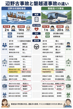 【画像】辺野古事故と北越バス事故の報道の違いwwwwwwwwwwwwwwwwwww