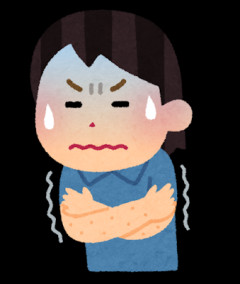 【画像】巨胸にまで鳥肌が立ってる女ｗｗｗｗｗｗｗｗｗｗｗｗｗｗｗｗｗｗ