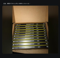 【画像】アマでDDR5メモリ32GBを5万円で買ったら1箱10個入りが届いた
