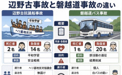 【画像】辺野古事故と北越高バス事故の報道の違いｗｗｗｗｗ