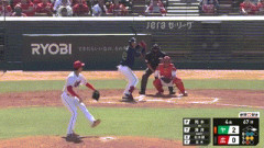【広島対ヤクルト7回戦】ヤクルト・澤井廉、広島・岡本から今季第1号2ランホームラン！リードを4点に広げる！！！！！！！！！！！