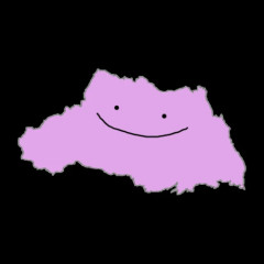 都道府県の形でポケモン描く