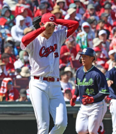 カープ〝屈辱〟松本健にノーノー未遂で最下位転落。岡本自己ワースト4失点。野間＆勝田でノーノー阻止も完封負け。今季最多借金8【広島0-4ヤクルト/試合結果】