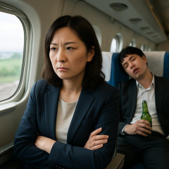小原ブラス、「新幹線ではお酒禁止にしてほしい、酔っぱらいが隣にいるだけでしんどい。公共の場では禁止ってことでいいんじゃない？」
