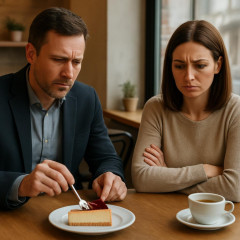 カフェでケーキを“半分こ”したら交際終了…42歳男性が落ちた“価値観の違い”の落とし穴   #婚活 |  じゃあどうすりゃ正解だったんだよ