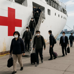 感染の船、スペイン領到着 無症状日本人ら下船・帰国の途へ   #ハンタウイルス