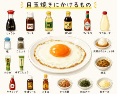 目玉焼きにかけるもの