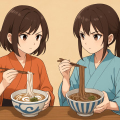 うどん vs. そば さあどっち？
