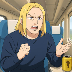 新幹線での「お酒はもう禁止にして欲しい」ロシア人タレント・小原ブラスが提唱、ユーザー間で議論勃発