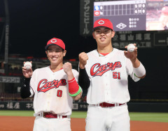 カープドラ1平川蓮 .192 0本 10打点 出塁率.244 OPS.476（100打席まであと21）