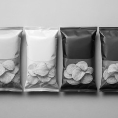 カルビー「ポテトチップス」 “うすしお”や“コンソメ”などパッケージが白黒に 25日以降出荷分から   #ナフサ |  ディストピア感あるね