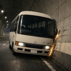 マイクロバス生徒「事故前から縁石に乗り上げたりトンネルに車体を擦ってた」