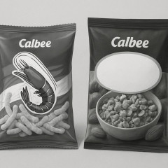 「かっぱえびせん」「フルグラ」も白黒に カルビー    |  透明にしたほうが良いだろ