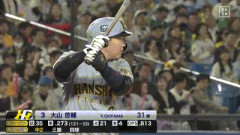 【ヤクルト対阪神7回戦】阪神・大山、ヤクルト・拓也から第5号ソロホームラン！リードを5点に広げる！！！！！！！！！！！！！！