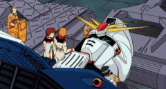 ガンダムF91って映画では「ついに最新鋭の秘密兵器登場！」みたいな感じで出てきたけど