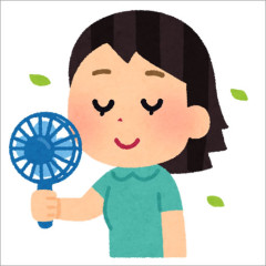 今年のハンディファン、冷却プレート付きで直接首を冷やせるのが大流行ｷﾀ━━━━(ﾟ∀ﾟ)━━━━!!