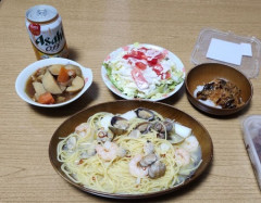 【悲報】独身38歳おっさんの晩御飯（※画像あり）