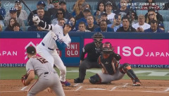 大谷翔平、第一打席で三試合ぶりの安打となるライト前ヒット！！！！！！！！