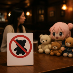 「テーブルに人形やグッズ置かないで」都内人気パブが店内での“ぬい活禁止”をお願い→一部愛好者から反発で炎上…