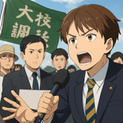同志社生徒、違法な基地反対運動はおかしいと声を上げるも沖タイ記者に潰されていた