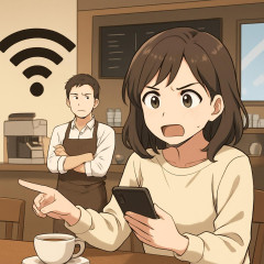 SNSで「客のスマホから注文させるカフェ」に非難殺到！店がWi-Fiを準備すべき ギガ消費したくない