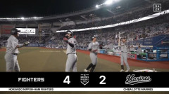 【ロッテ対日本ハム8回戦】ロッテ・山口航輝、日本ハム・福島から今季第1号2ランホームラン！2点差に迫る！！！！！！！！！！！！！！！！