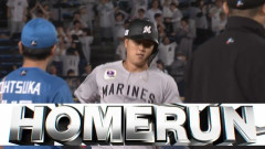ついに出た！山口今季第1号弾丸ライナー2ランホームラン！ロッテ2点差に迫る！！