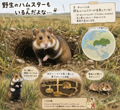 野生のハムスターもいるんだよな…