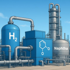 川崎重工、水素からナフサを生産する技術を提案 原油の代わりに   |  天然ガス由来の水素って充分な量が手に入るのか、それと費用が高くないか。