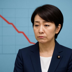 2カ月で約20ポイント減 高市内閣の支持率「けん引役」の異変   |  高市内閣支持率　（）内は前回比