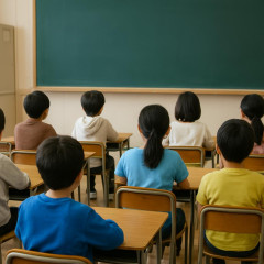 机逆向きにし授業参加させず 宇都宮の小学校で2時間 期限前の宿題を終えていない児童8人 市教委、教諭を厳重注意   #栃木 |  これくらいで怒られてたらガキに言うこと聞かせられんやろ