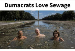 トランプ、“排泄物まみれの池”にオバマやバイデンを浮かべるAI画像を投稿。「下水が大好き」と揶揄