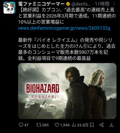 カプコン、ガチで本気を出すｗｗｗｗｗｗｗｗｗｗｗｗ